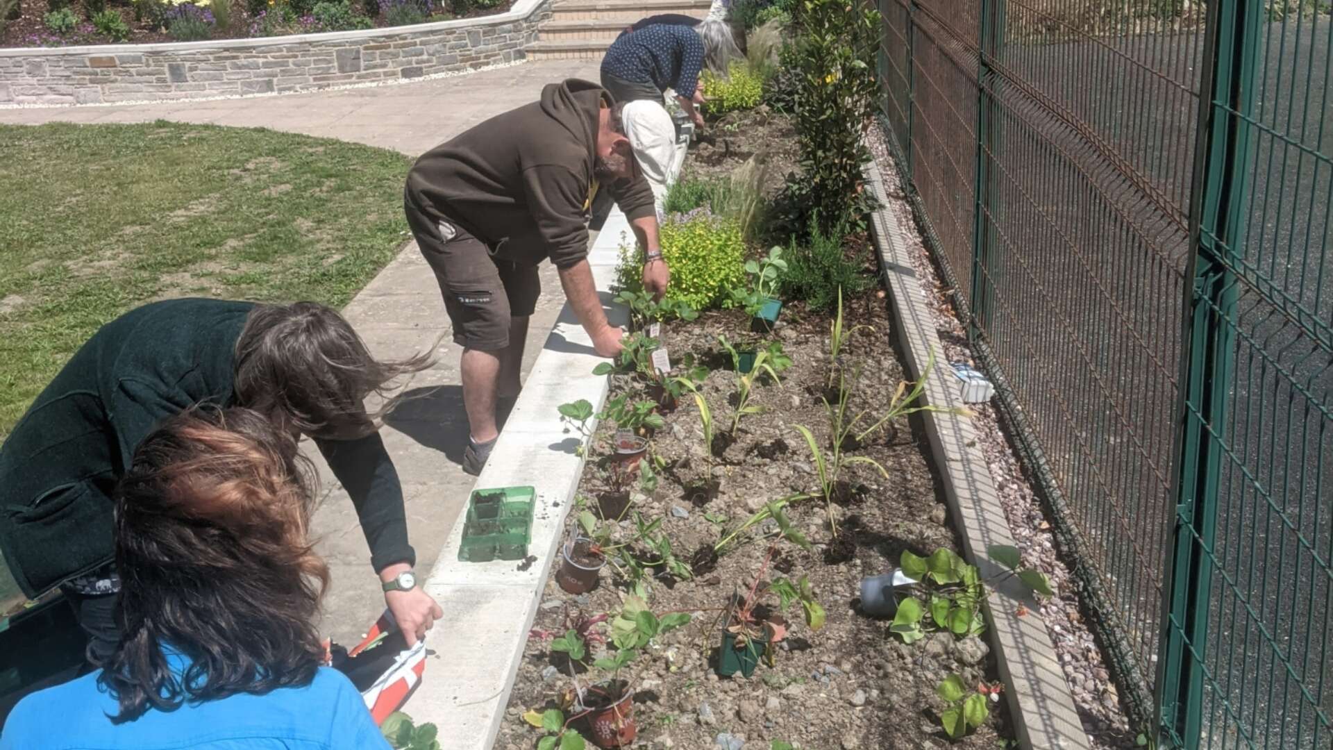 Gardeners at Master Gardener project